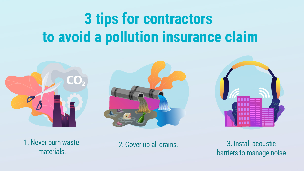 3 tips for contractors to avoid a pollution insurance claim