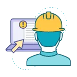 Automate Construction Management Process Icon